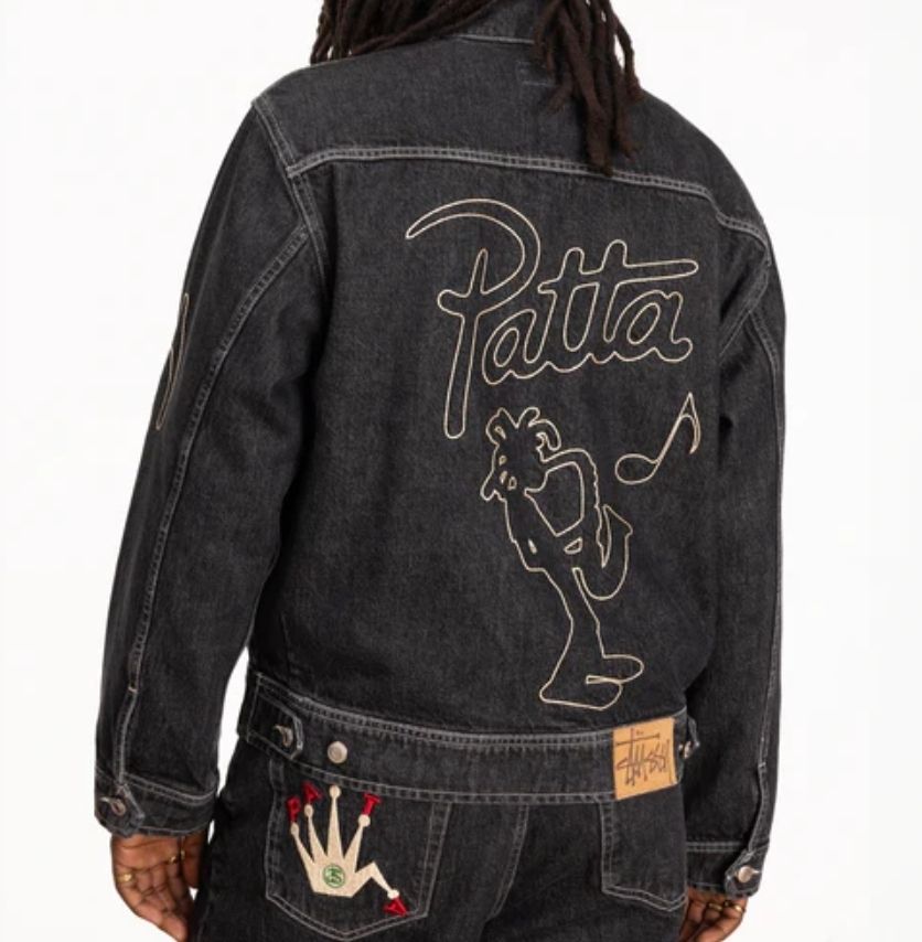 ☆24SS 最新作☆Stussy x Patta Zip Work Jacket (STUSSY/デニム