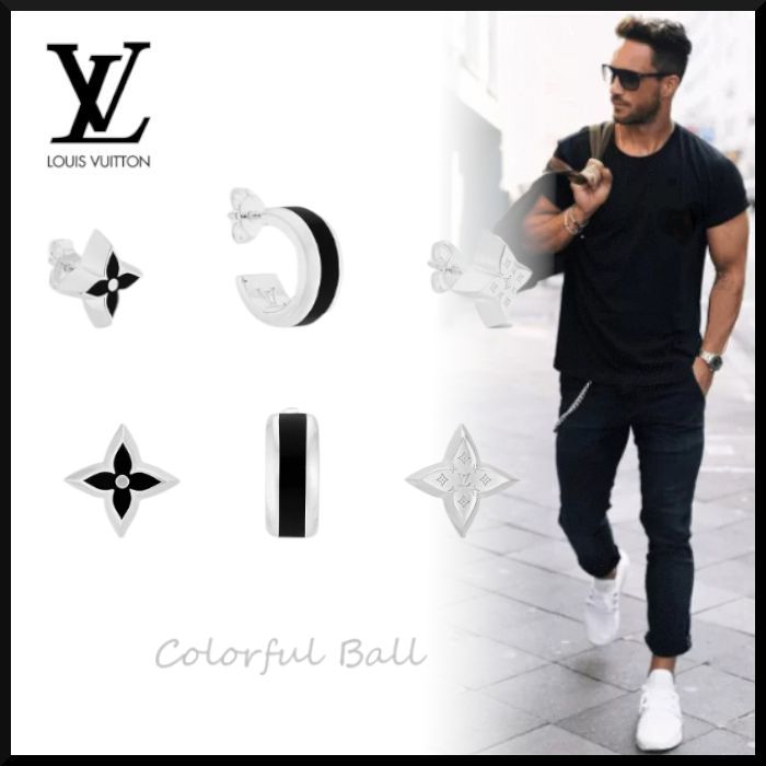 国内発送】Louis Vuitton ピアス LV スパイク セット3 (Louis Vuitton