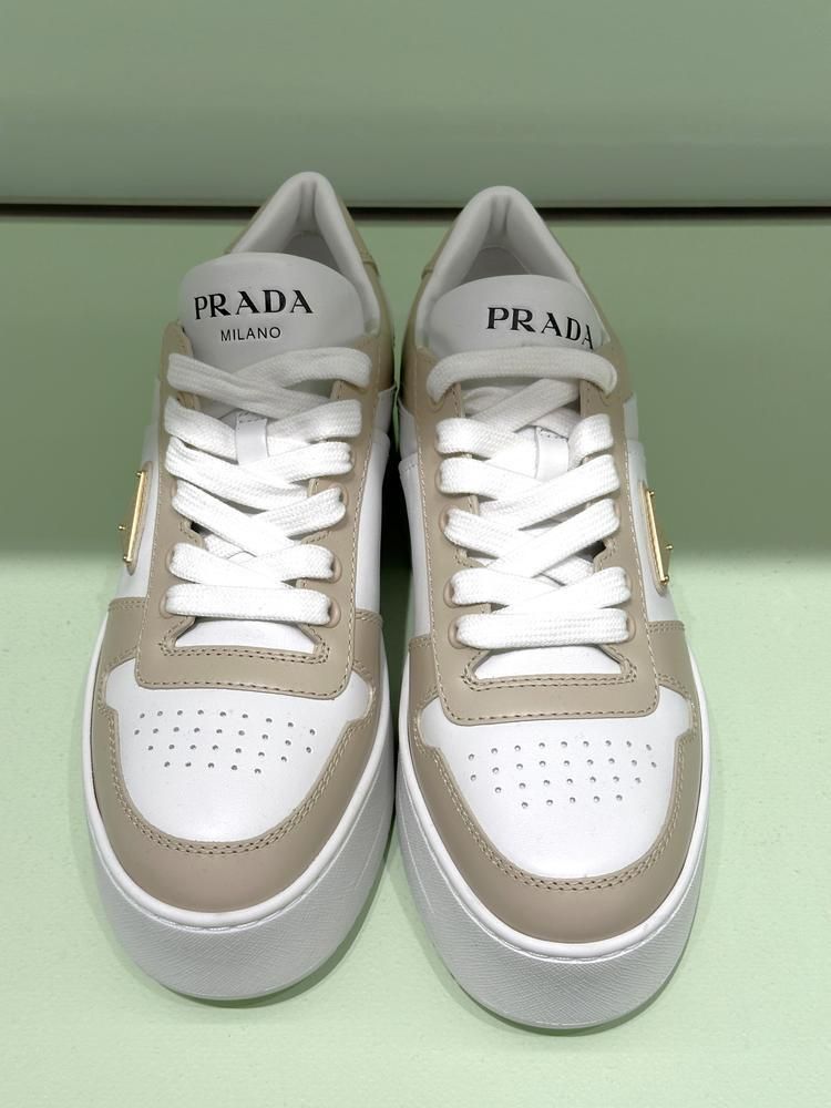 PRADA プラダ ダウンタウン ボールド レザー スニーカー 1E792M (PRADA