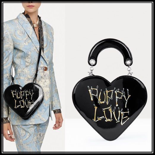 ◇Vivienne Westwood◇JOSEPHINE ハート クロコ本革 バッグ (Vivienne