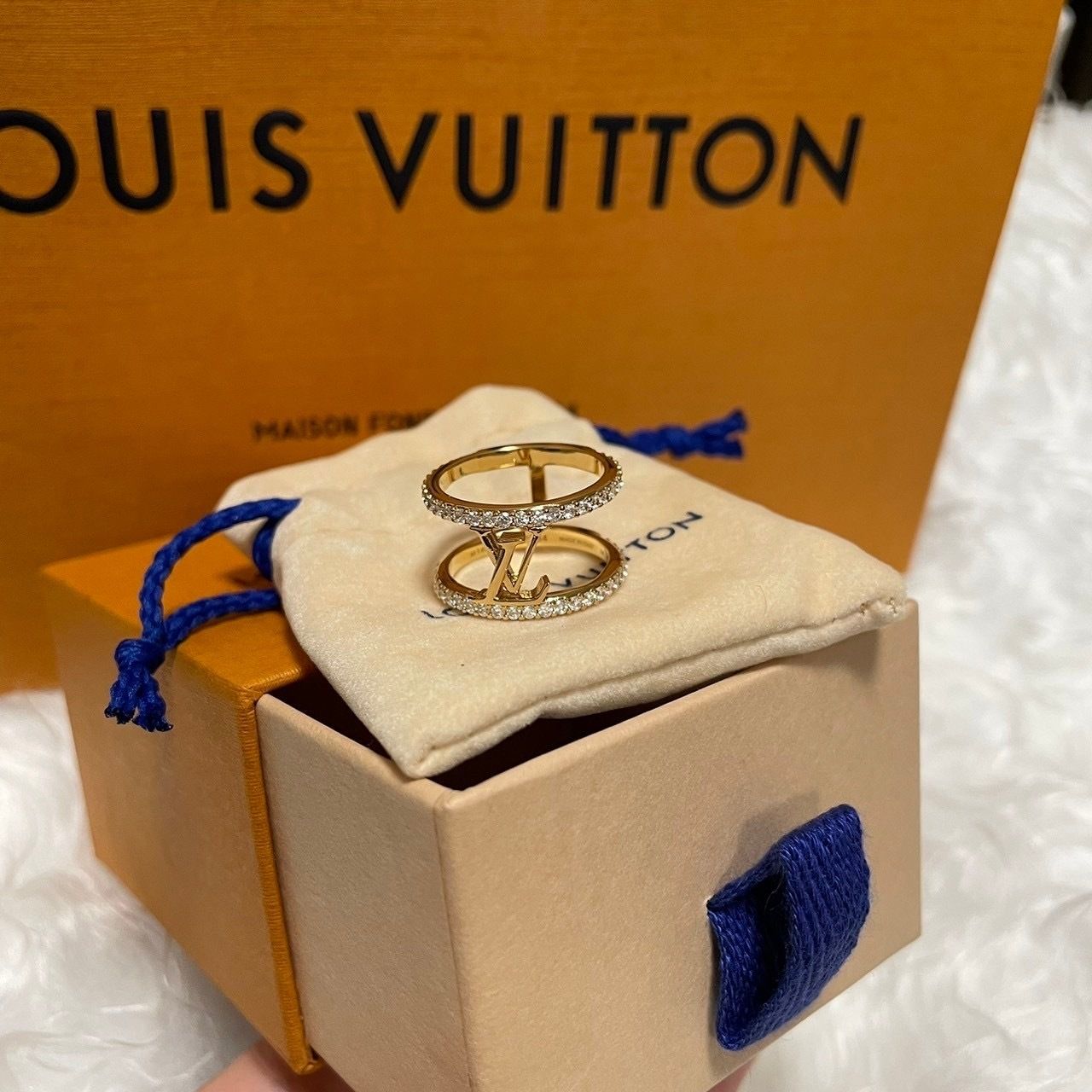 Louis Vuitton】リング・LV アイコニック ストラス (Louis Vuitton