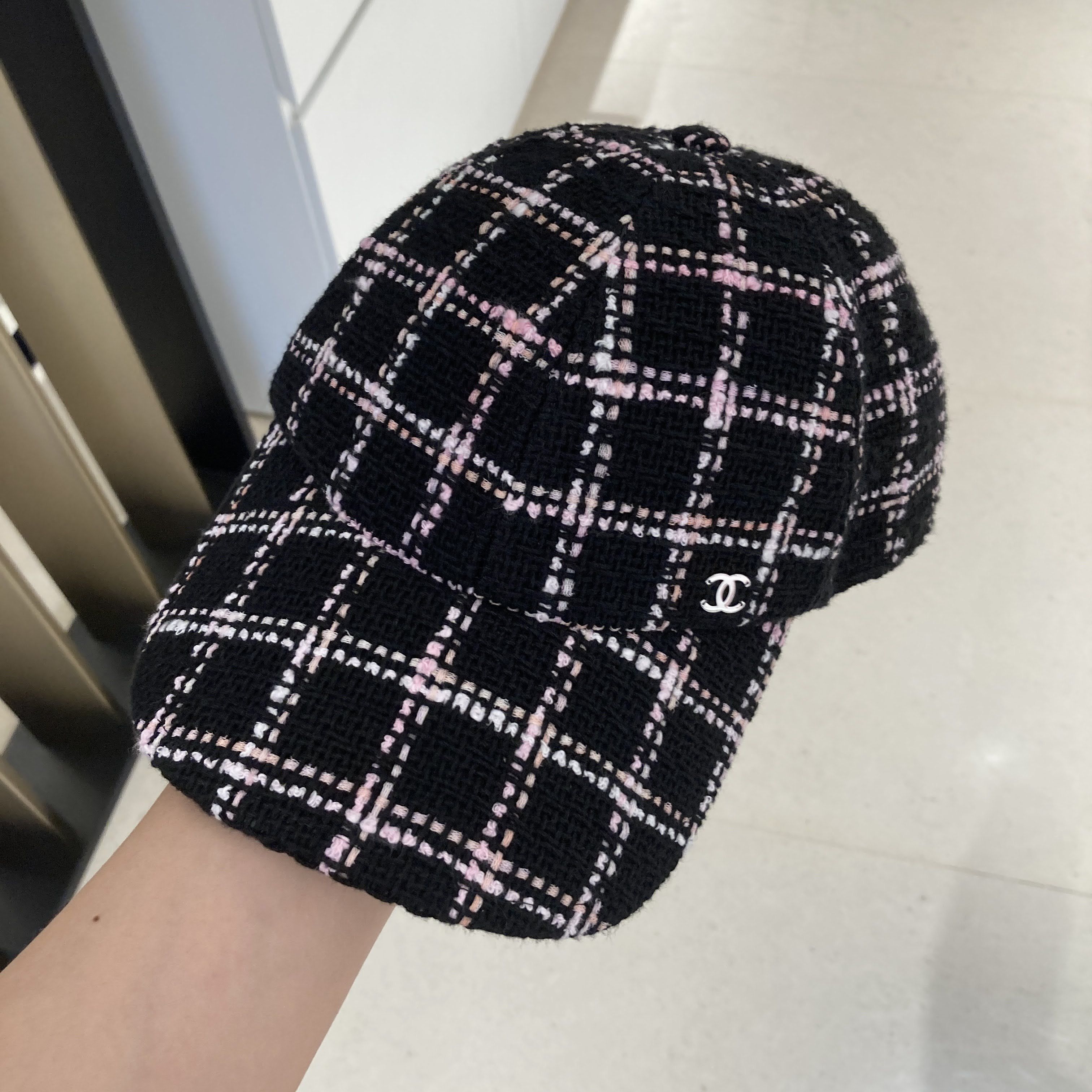 CHANEL】シャネル ツイード キャップ ロゴ CC ココマーク 帽子 (CHANEL