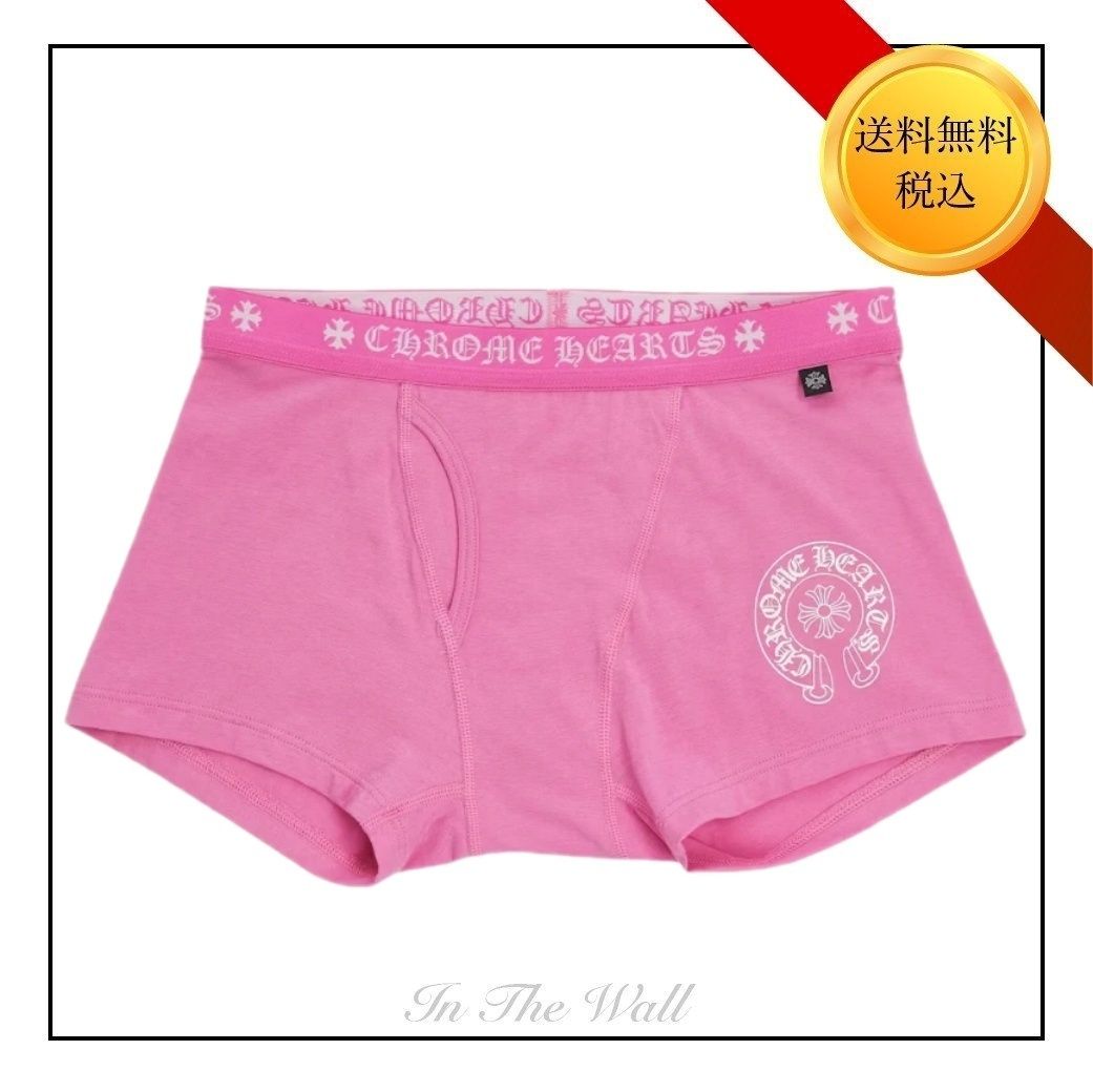 クロムハーツ ボクサーパンツ Mピンク 新品未使用 ショートパンツ