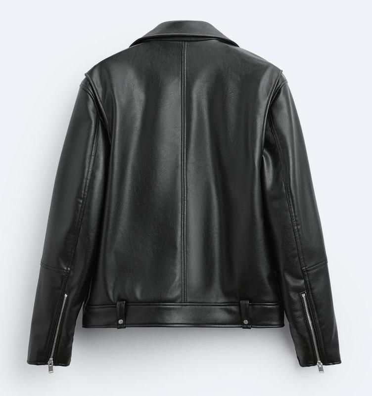 ☆ドイツ発*ZARA*新作*レザーバイカーライダースジャケット☆ (ZARA