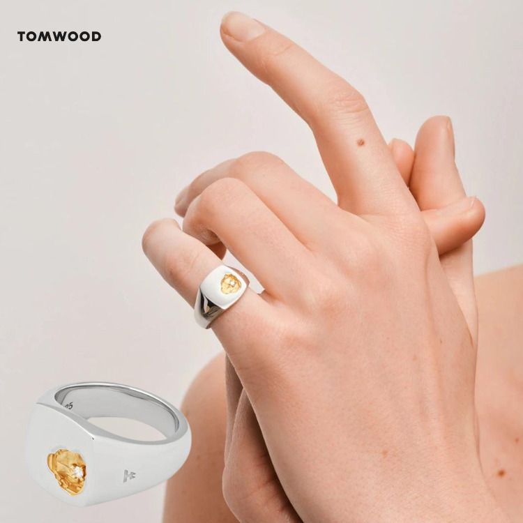 TOM WOOD トムウッド Mined Ring diamond シグネット リング (Tom Wood