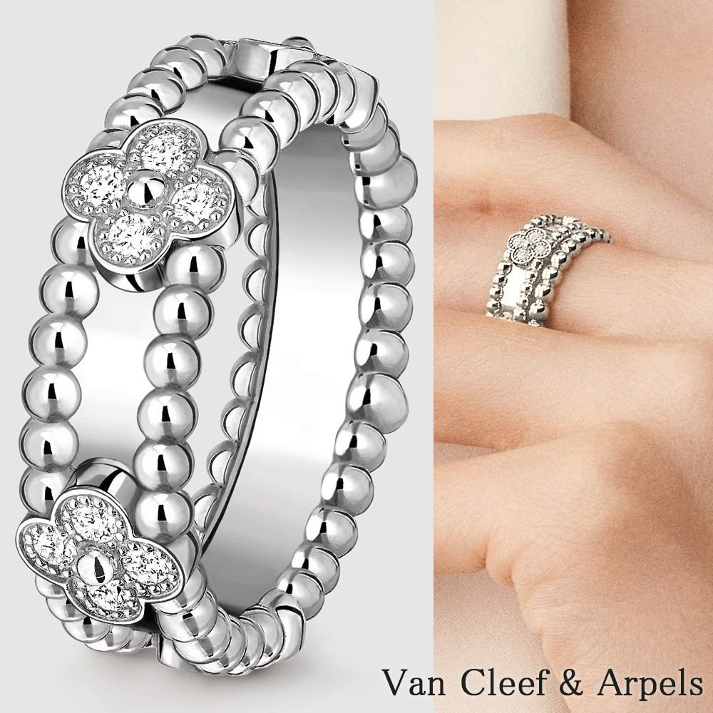 Van Cleef & Arpels】◇ペルレ スウィートクローバー リング◇ (Van