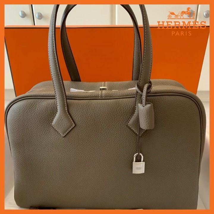 ☆メンズにおすすめ☆エルメス ヴィクトリア 35 エトゥープ (HERMES