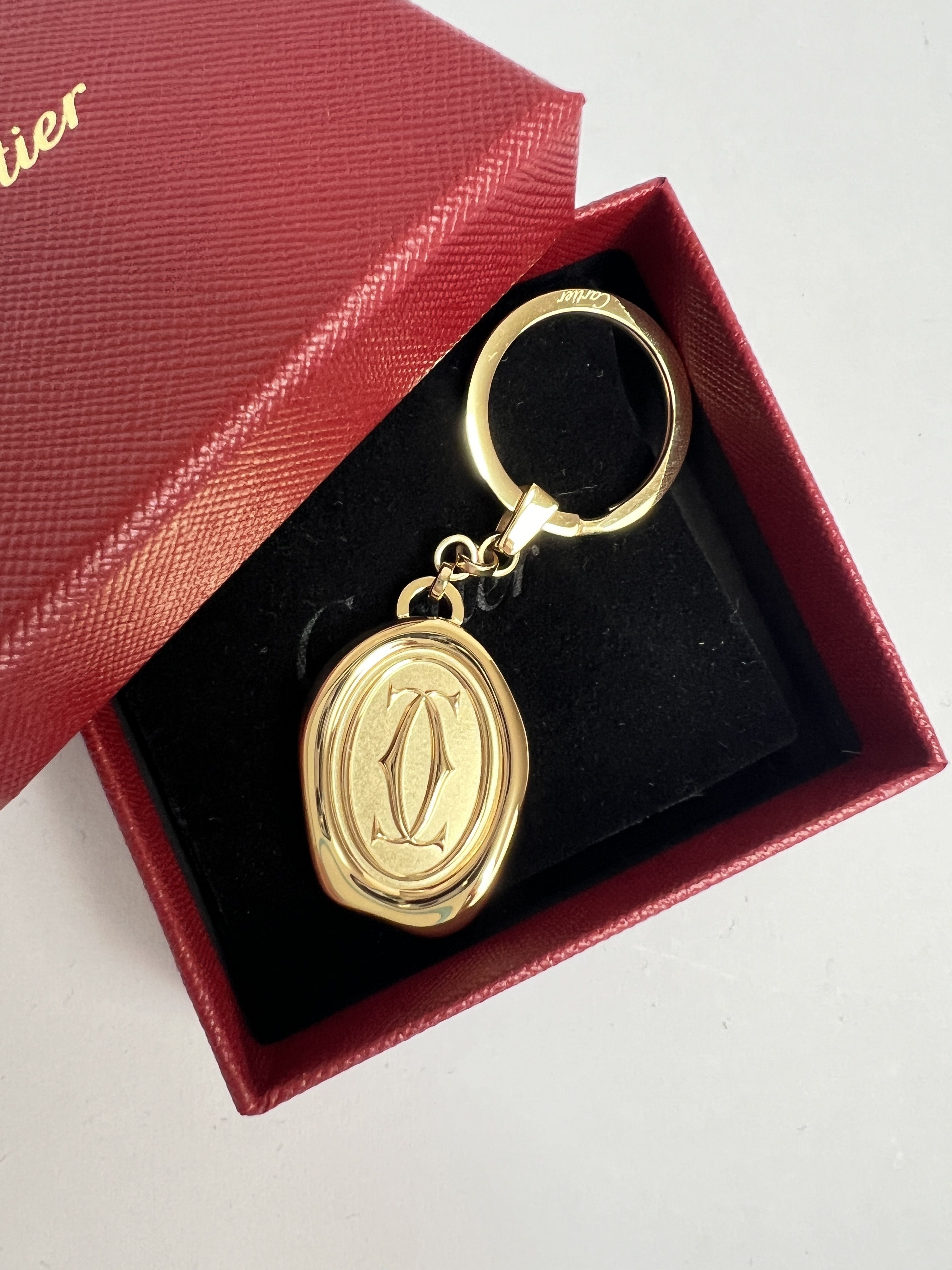 すぐ届く！ カルティエ キーリング キーリング ダブルC ロゴ (Cartier