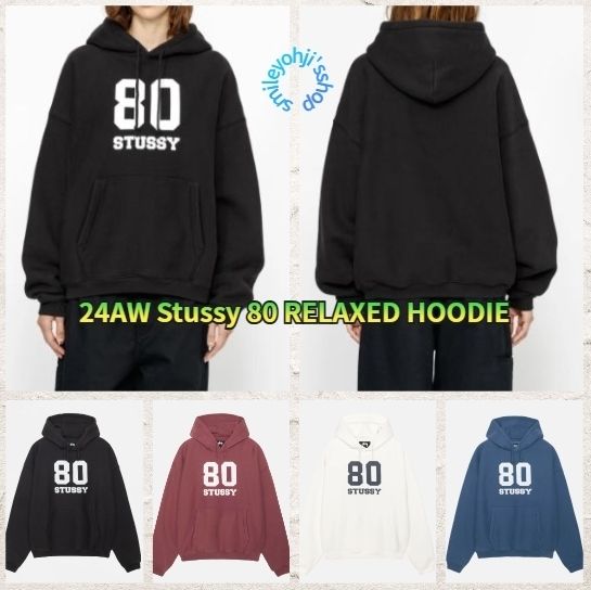 ☆24AW 大人気☆Stussy 80 RELAXED HOODIE (STUSSY/パーカー・フーディ
