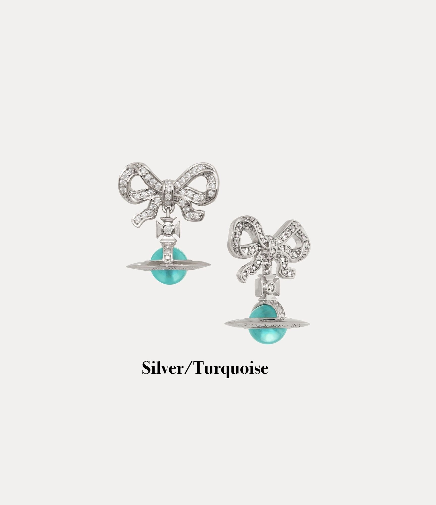 ◇Vivienne Westwood◇ Octavie リボン オーブ ピアス (Vivienne