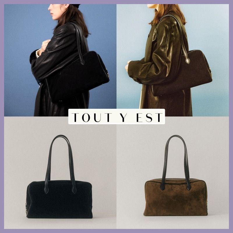 TOUT Y EST】SAC LOQUETスエードバッグ☆デイリーコーデ☆ (TOUT Y EST