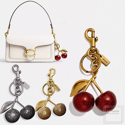 COACH】さくらんぼう☆Cherry Bag Charm☆バックチャーム☆3色 (Coach