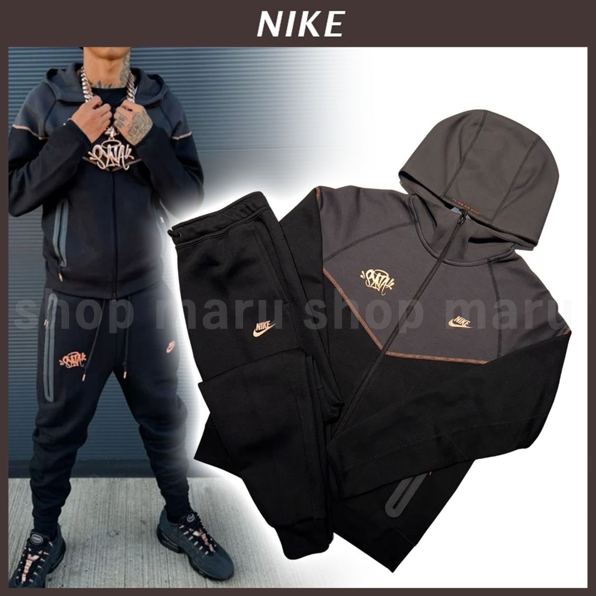 Nike◇SYNA WORLD × NIKE テックフリース トラックスーツ (Nike