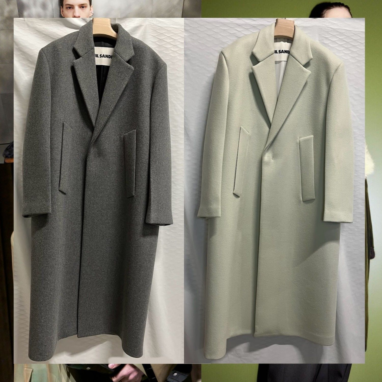 関税込 上品 ジルサンダー チェスターコート オーバーサイズ (Jil