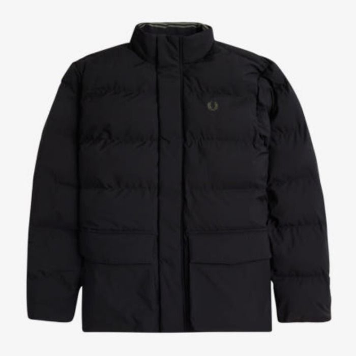 □FRED PERRY□ フレッドペリー ダウンジャケット ブラック (FRED