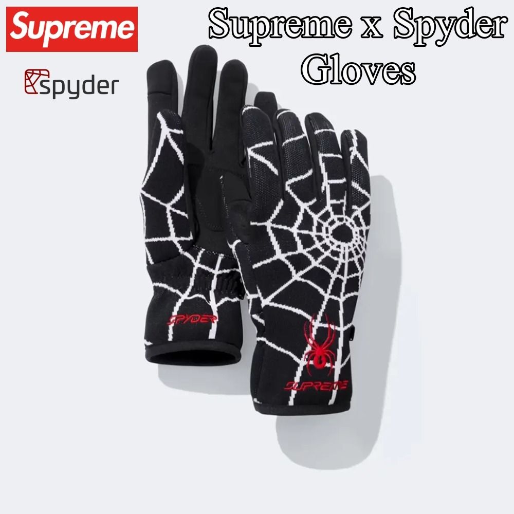 Supreme x Spyder】Gloves☆Black☆24FW☆ (Supreme/手袋) 114042927