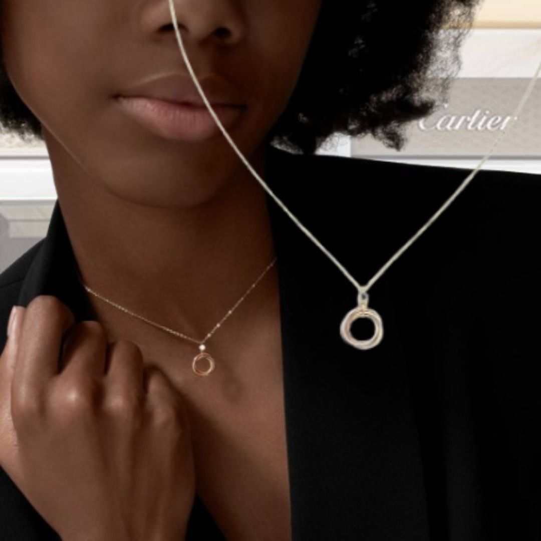 Cartier トリニティ ネックレス ブリリアントカットダイヤモンド