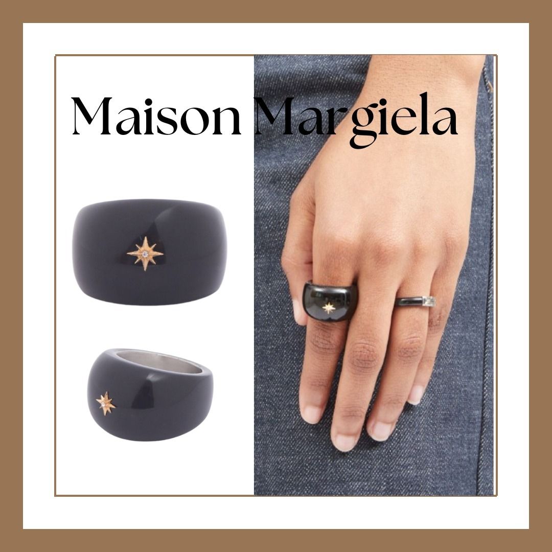 ◯関税送料込み メゾンマルジェラ エナメルチャンキーリング (Maison