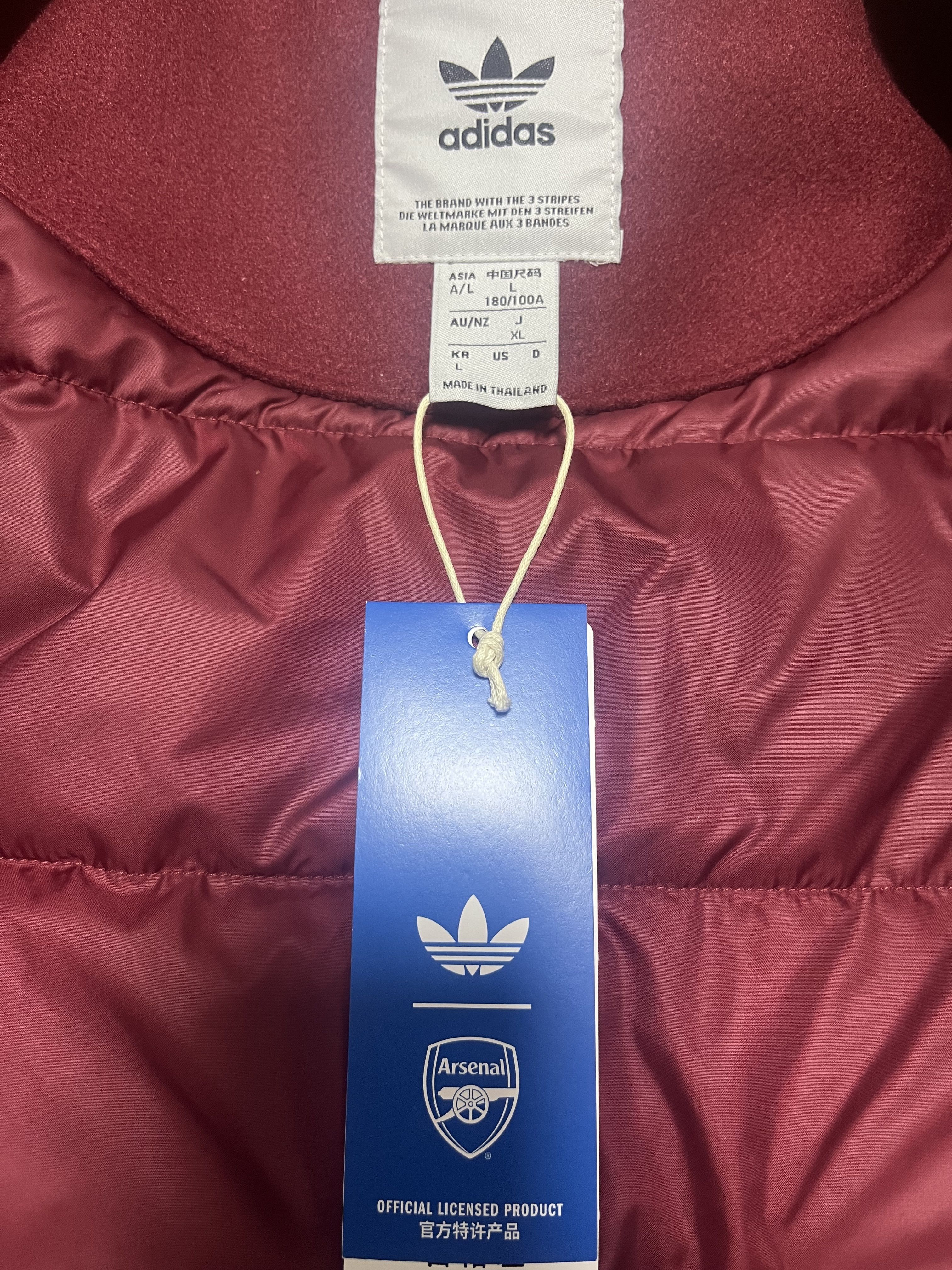 adidas Originals アーセナルFC Arsenal varsity Jacket (adidas