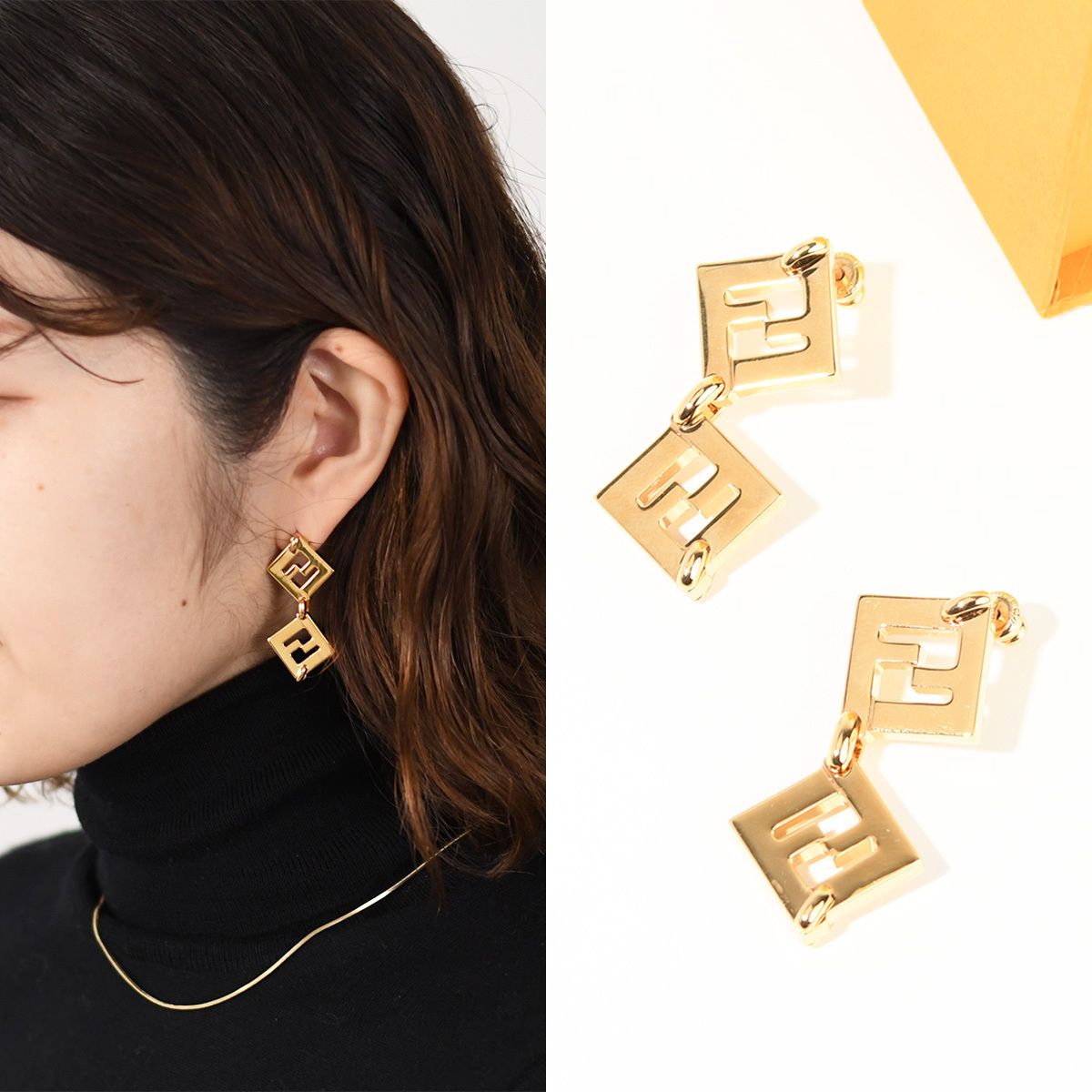 国内即発】FENDI フォーエバー フェンディピアス (FENDI/ピアス