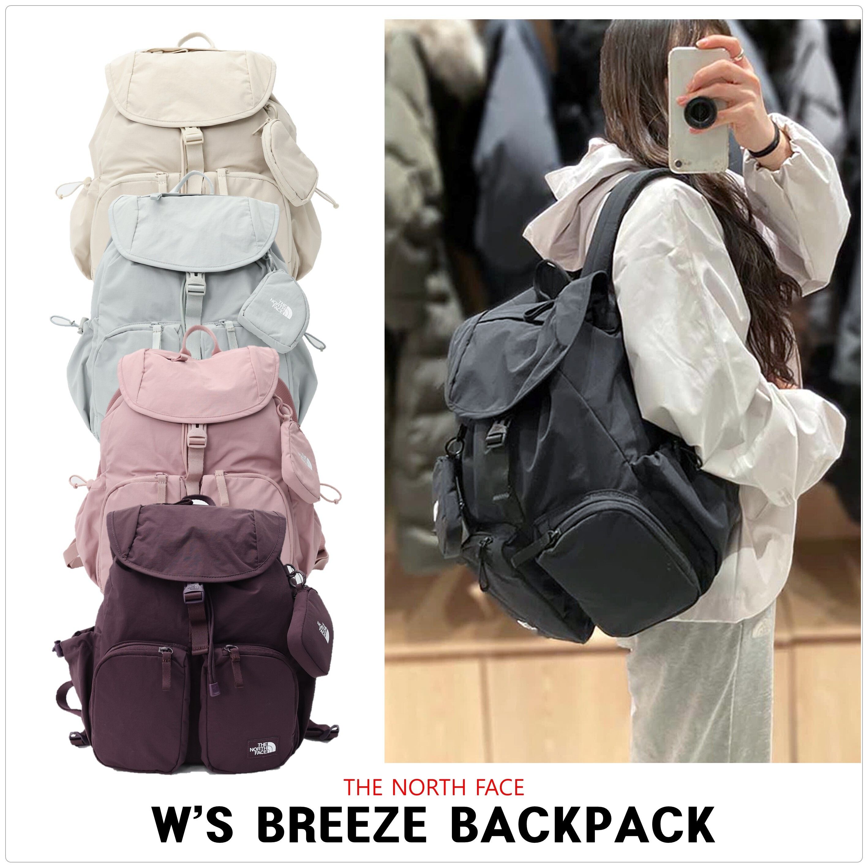 ノースフェイス] W'S BREEZE バックパック☆新作・25SS☆人気☆ (THE