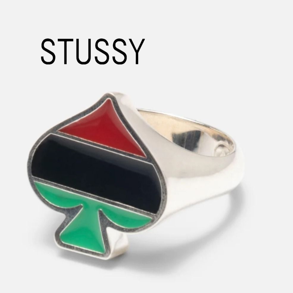 STUSSY】 STUSSY & DENIM TEARS SPADE RING ☆ レア物 リング (STUSSY