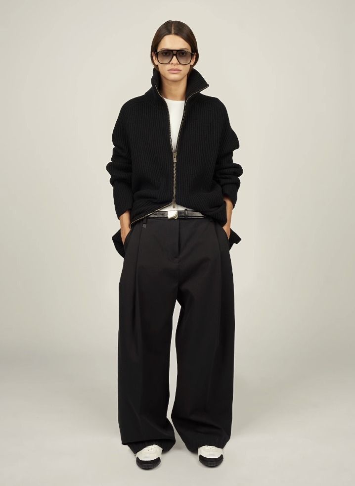 Fax Copy Express* 日本未入荷Harmony cuffed wide-leg trousers (Fax