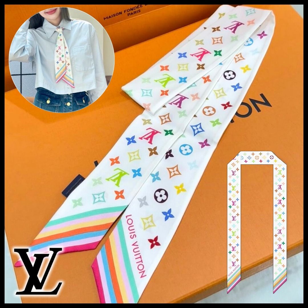 村上隆◇コーデを格上げ♪】ルイヴィトン バンドーBB スカーフ (Louis