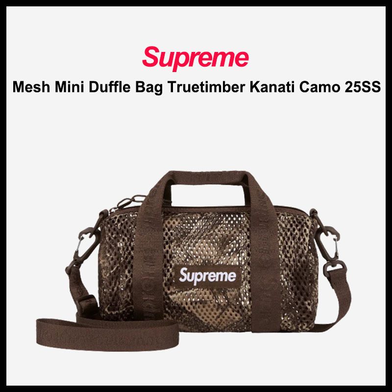 SUPREME】MESH MINI DUFFLE BAG TRUETIMBER KANATI CAMO 25SS (Supreme