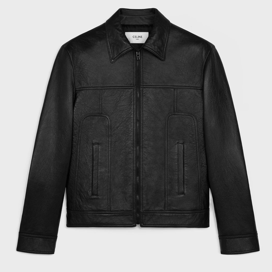 CELINE《ストレートカット ブルゾン 》ソフトラムスキン 直営店