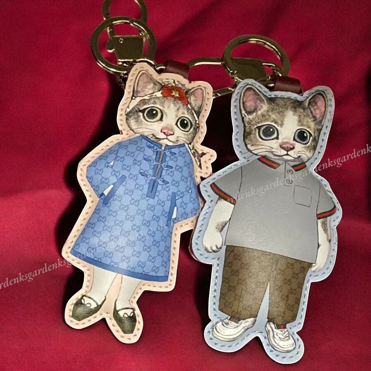 日本限定！コラボ！GUCCI×ヒグチユウコ 猫 キーチェーン (GUCCI