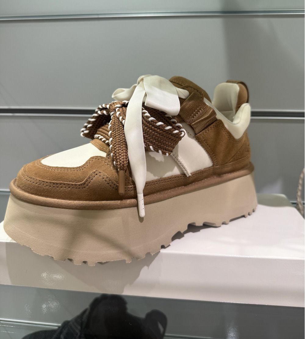 UGG アグ スエード アストロメル バイカラー 厚底スニーカー (UGG