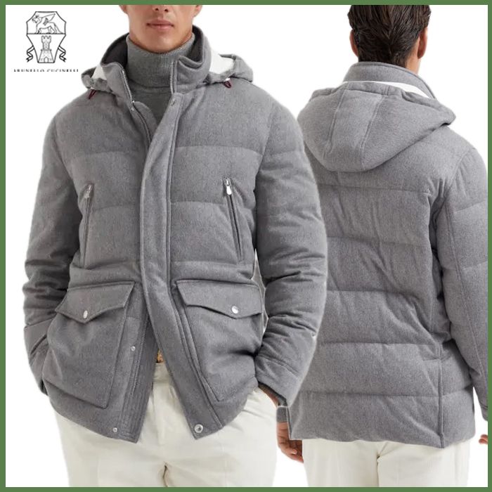 Brunello Cucinelli《カシミヤ＆ヴィクーニャダウンベスト》直営