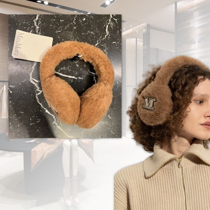 ☆日本未入荷☆】MAXMARA ☆ テディ生地のイヤーマフ MUFFY (Max Mara