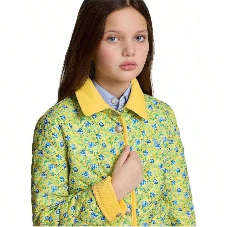 国内発送☆Polo Ralph Lauren Girls 花柄キルティングジャケット (POLO