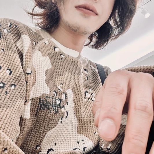 STUSSY】Raglan Thermal LS Crew Desert Camo (STUSSY/Tシャツ