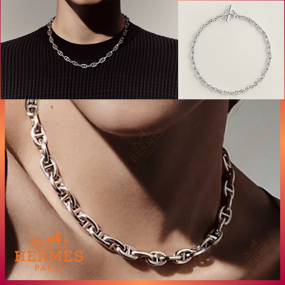 洗練エレガンス*【HERMES】シェーヌダンクル ネックレス (HERMES