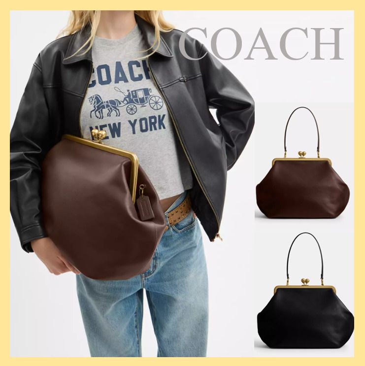 COACH ブティック】ラージ キスロック フレーム バッグ CBR51 (Coach