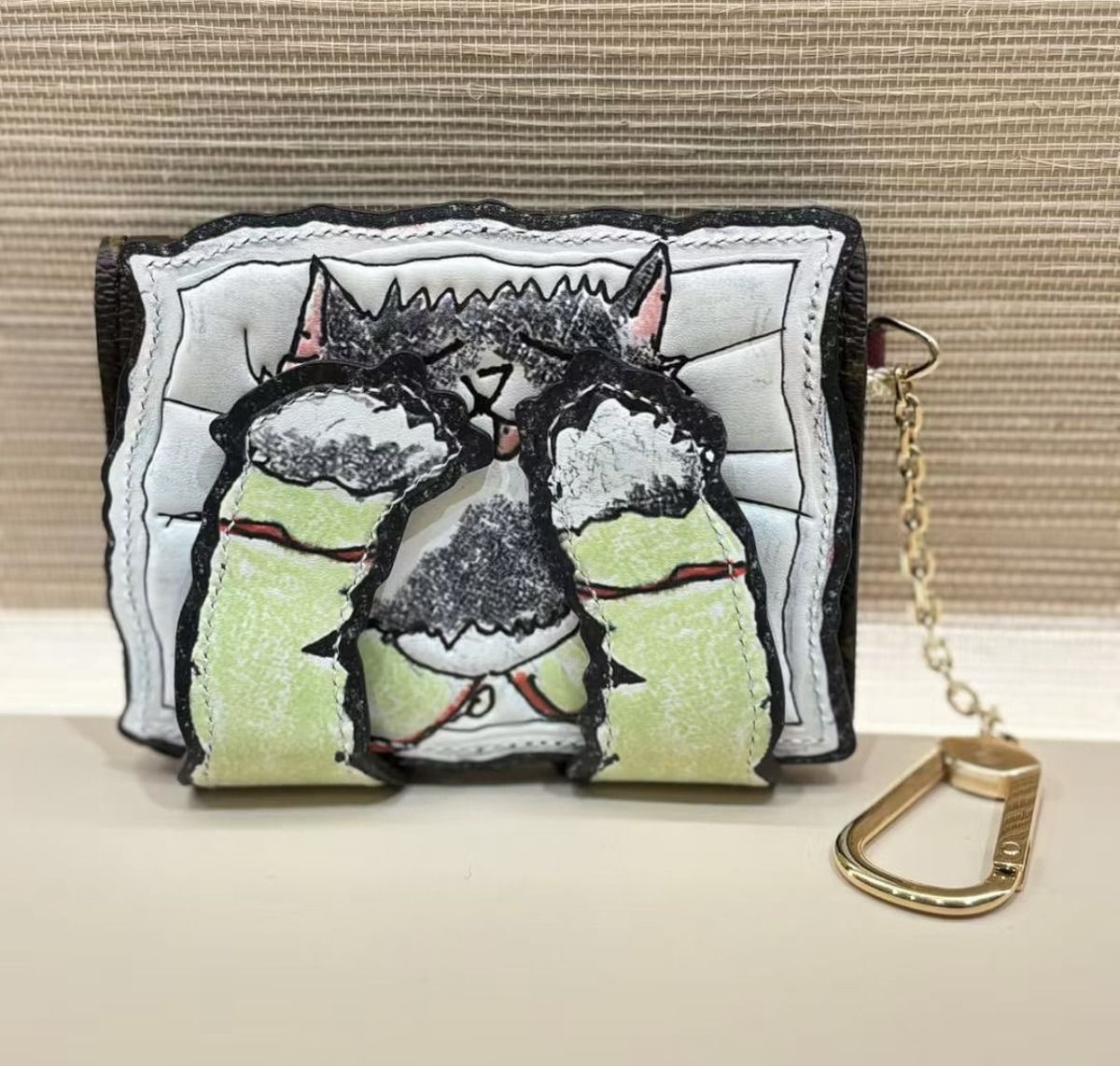 LOUIS VUITTON グレースコディントンコラボ 猫 パウケットパース