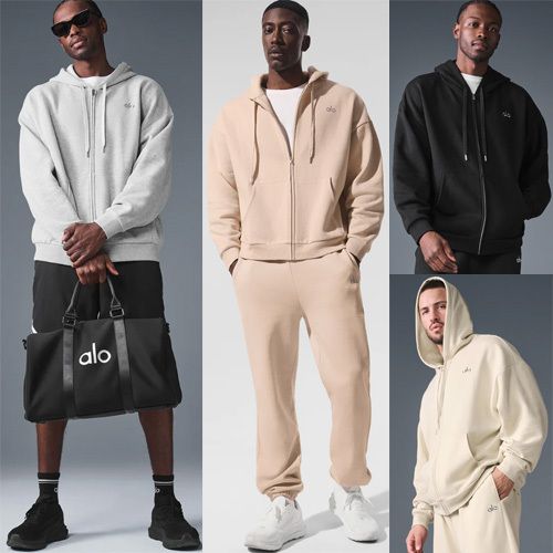 国内発送 Alo Yoga Accolade Full Zip Hoodie (ALO Yoga/パーカー