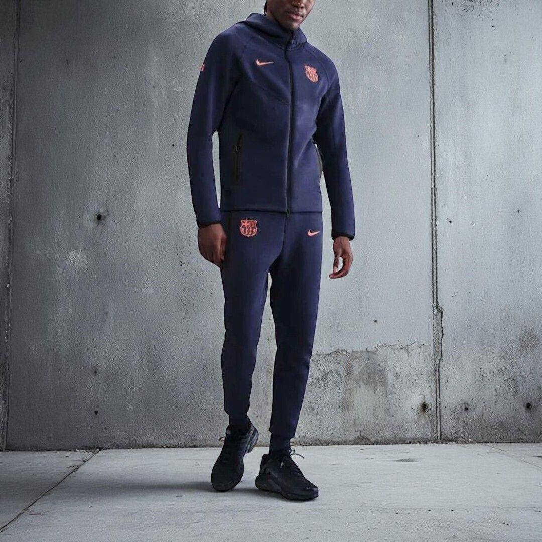 送料関税込Nikeナイキ FCバルセロナ テックフリースセットアップ (Nike