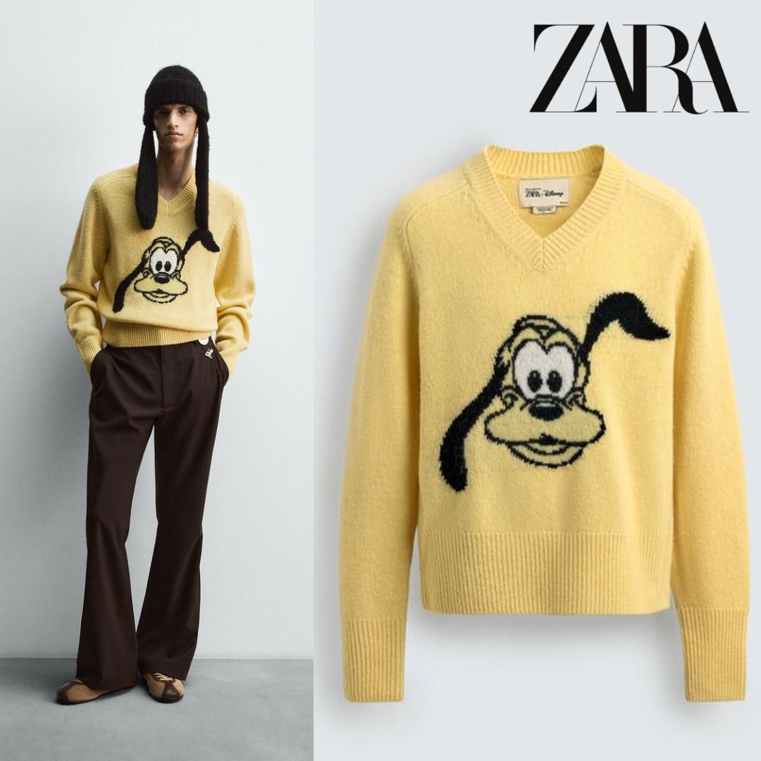 ZARA］PLUTO ウールセーター HARRY LAMBERT FOR ZARA X DISNEY (ZARA