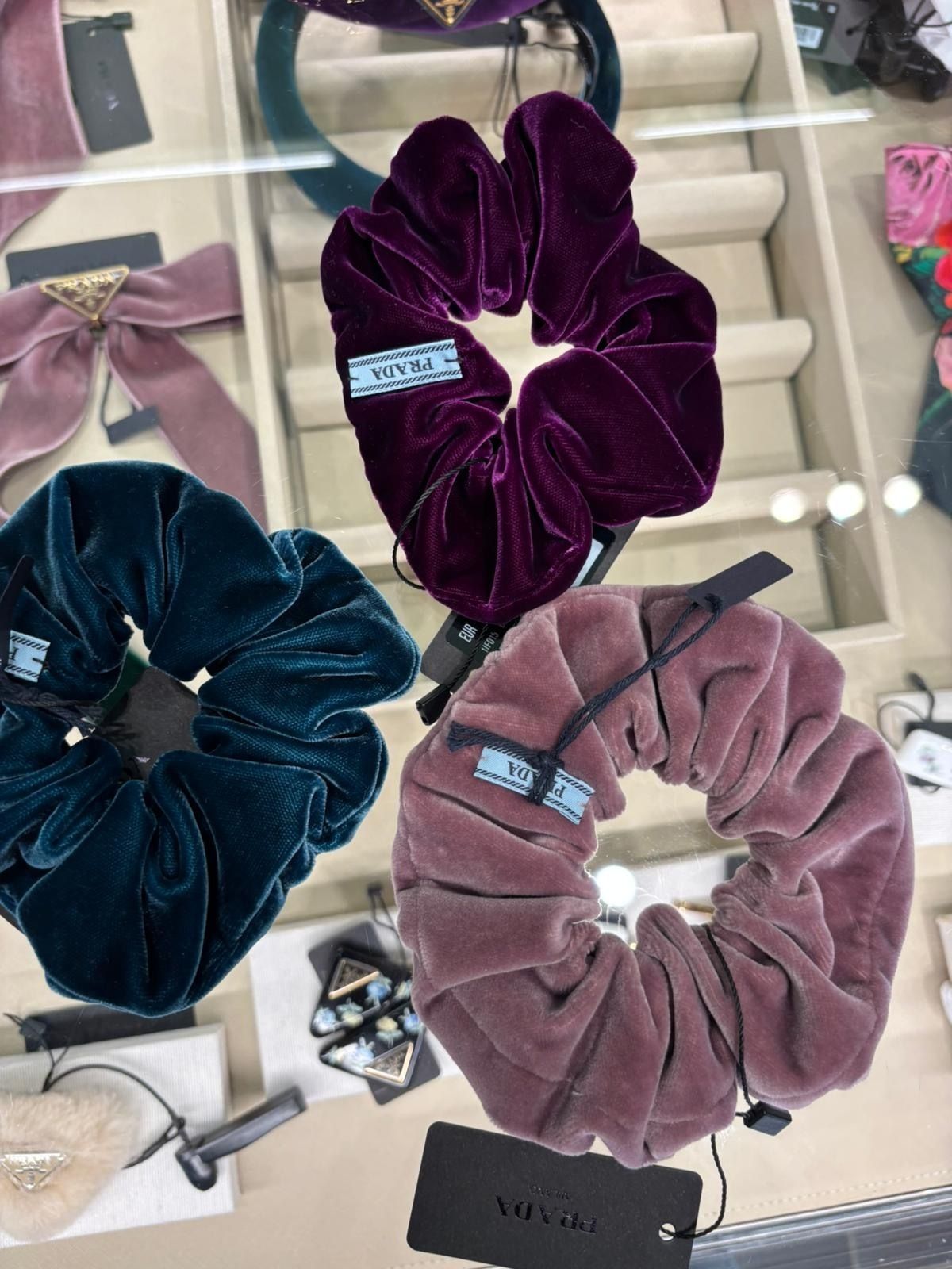 Outlet!【 PRADA 】1IF015 ベルベット シュシュ (PRADA/ヘア