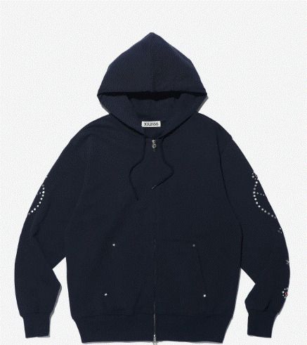 RIIZE ウォニョン着用☆YOUHEE STAR HOTFIX HOOD ZIP-UP (YOUHEE