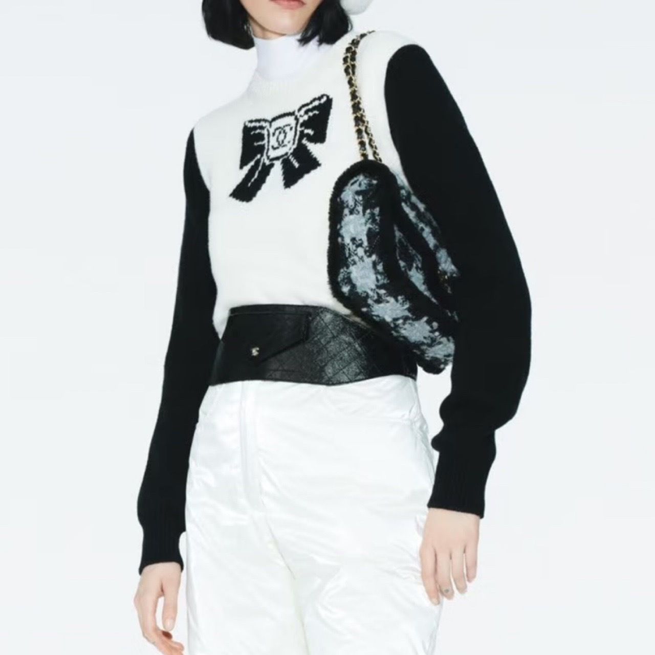 CHANEL】バイカラーが映える◇ココネージュ リボンニット (CHANEL