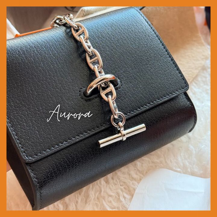 激激レア[HERMES] シェーヌダンクル ショルダーウォレット財布 (HERMES