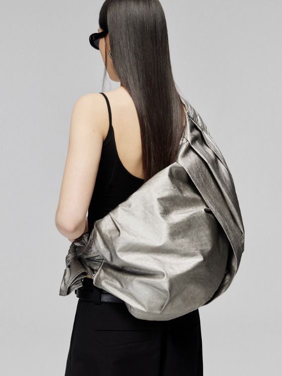 Simple Project 日本未入荷 pleated crossbody bag backpack (SIMPLE