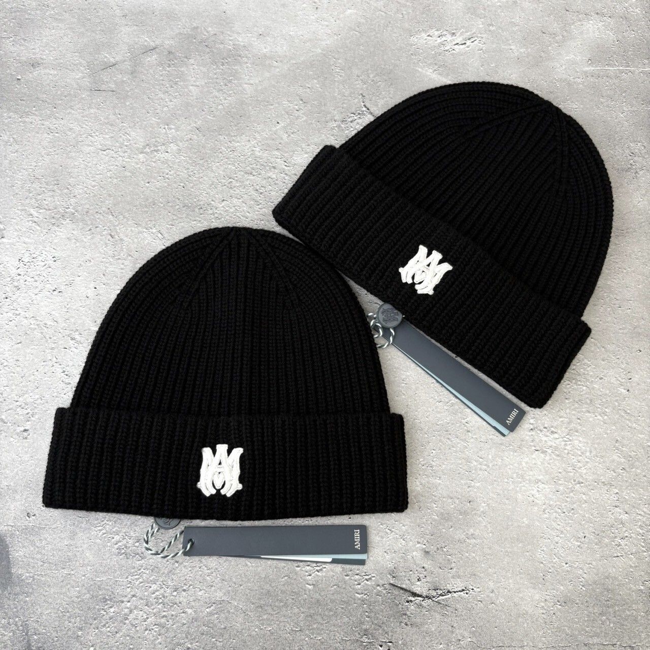 ☆関税・送料込み☆【AMIRI】アミリ ロゴ ビーニー ニット帽 (AMIRI