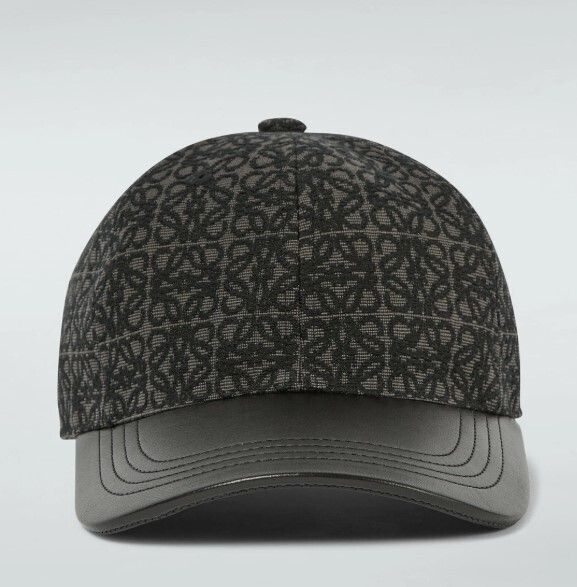 Loewe ロエベ アナグラム×レザーキャップ ブラック (LOEWE/キャップ