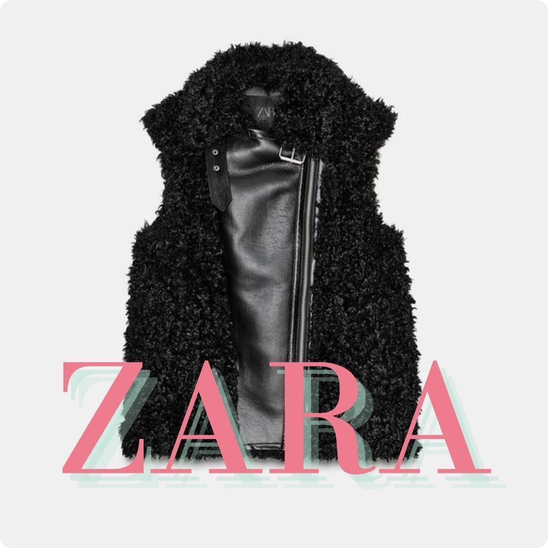 ZARA リバーシブルベスト ZW COLLECTION 3548/262/800 (ZARA/ベスト
